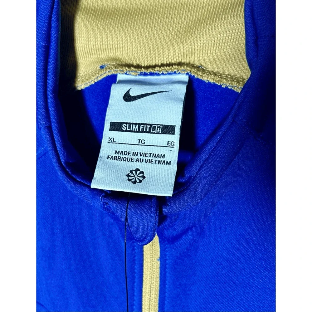 NWT Nike Boys Chelsea EPL Blue Full Zip Slim Fit Pitch Sideline Jacket Sz XL